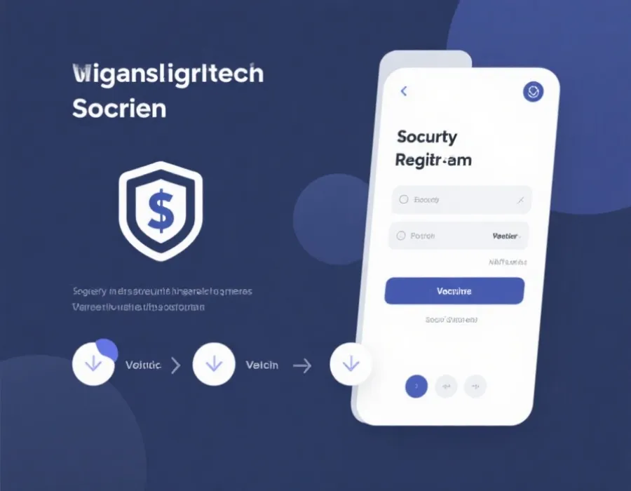 注册流程与信息核验示意图